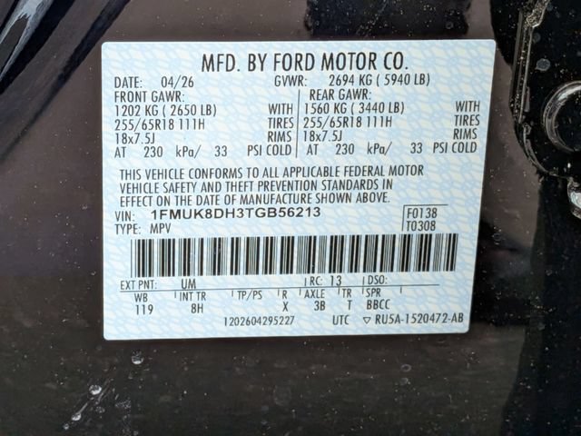 New 2026 Ford Explorer Active AWD/4WD image 35