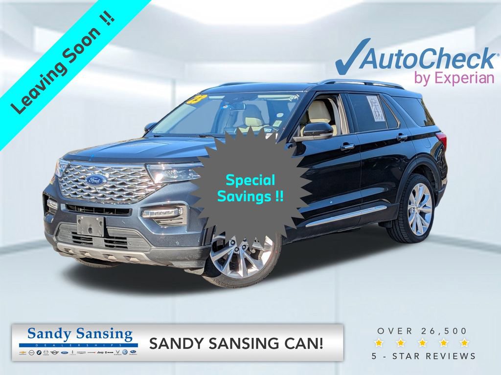 Used 2023 Ford Explorer Platinum w/ Technology Package image 1