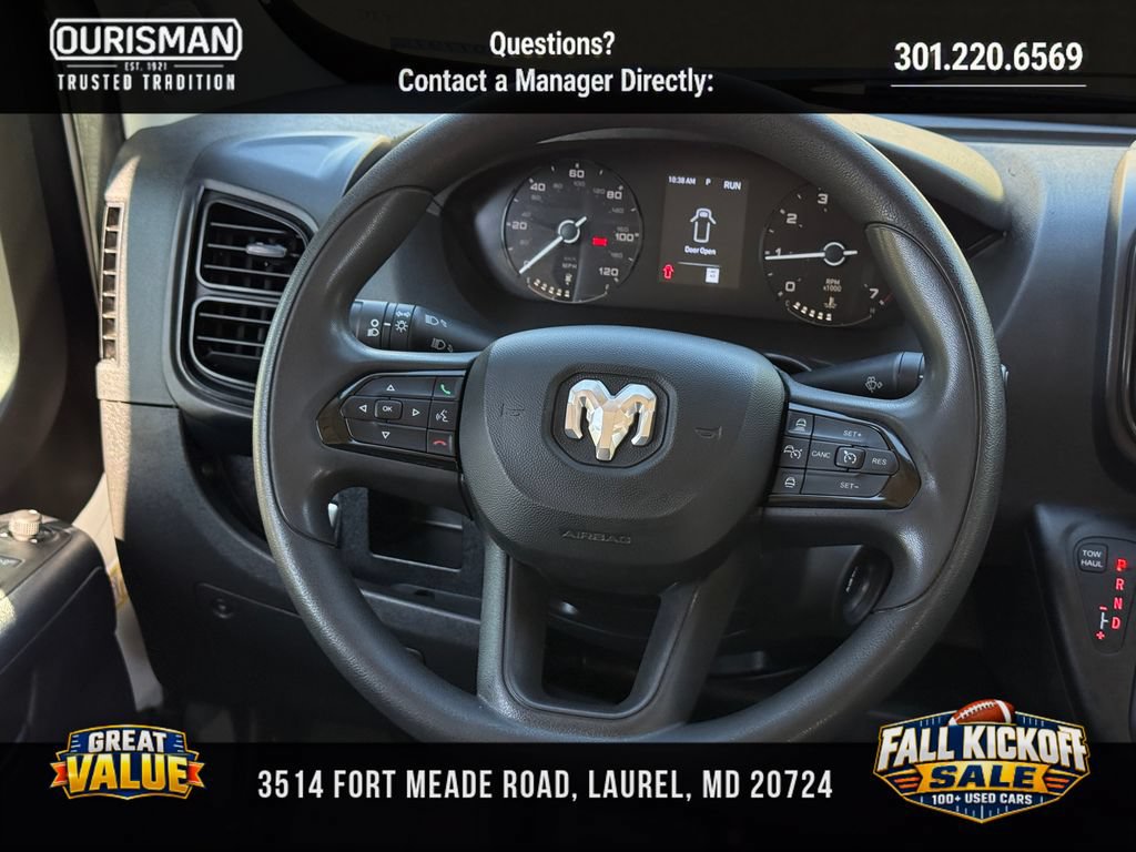 Used 2025 RAM ProMaster 2500 w/ Convenience Group FWD image 17