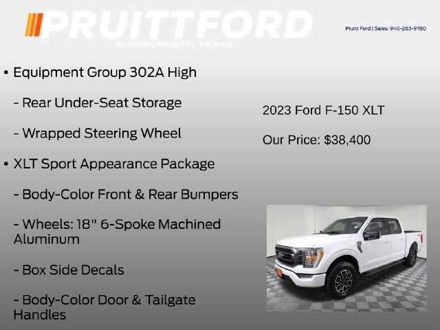 Used 2023 Ford F150 XLT w/ Equipment Group 302A High AWD/4WD image 19