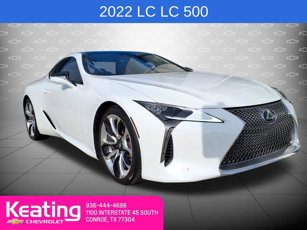 Used 2022 Lexus LC 500 Coupe w/ Sport Package RWD image 1