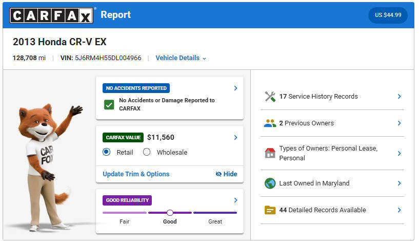 Used 2013 Honda CR-V EX image 3