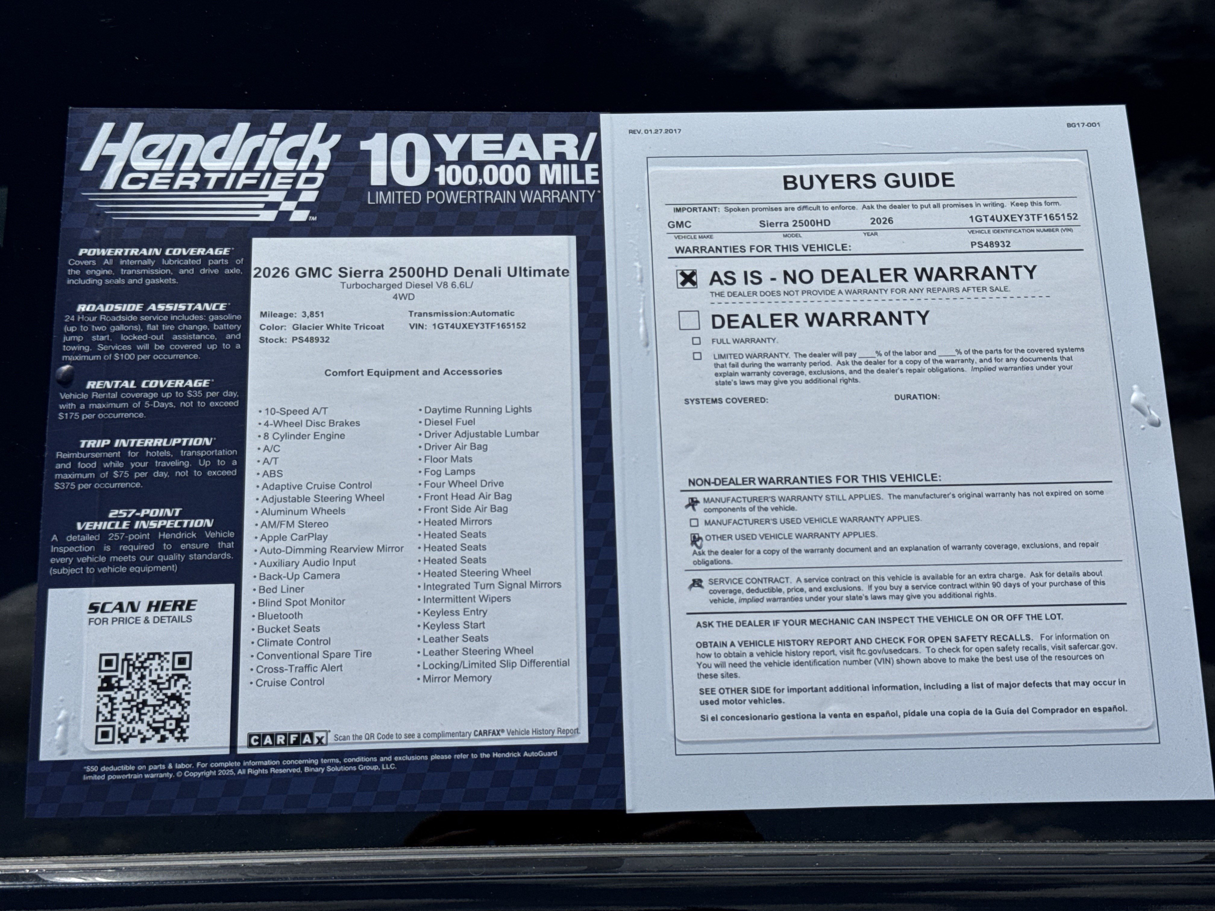 Used 2026 GMC Sierra 2500 Denali Ultimate w/ Max Trailering Package AWD/4WD image 41