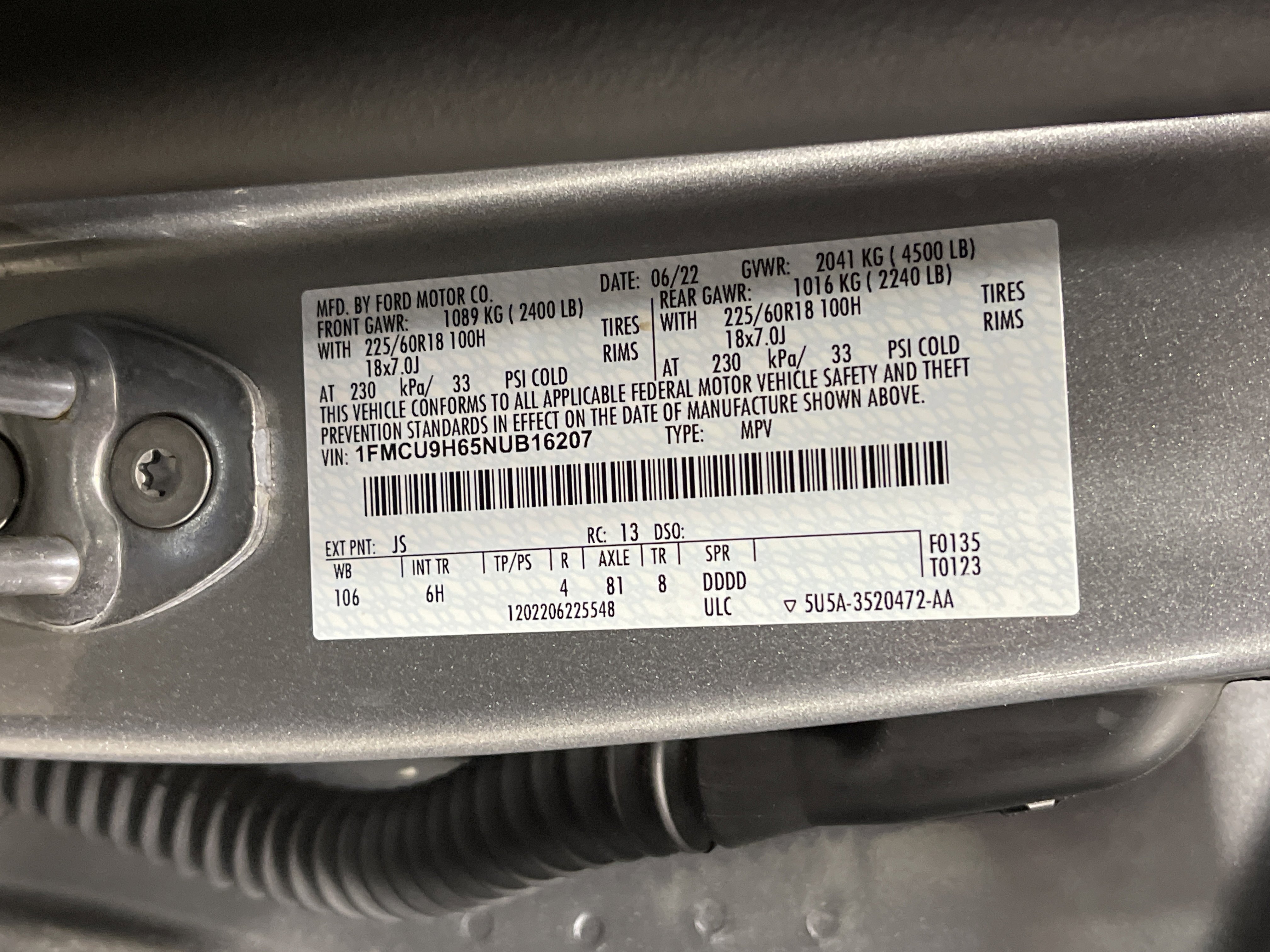 Used 2022 Ford Escape SEL image 27