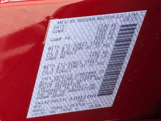 New 2026 Nissan Murano Platinum w/ Cargo Package image 18