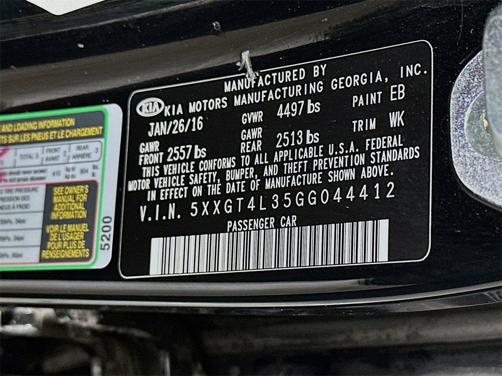 Used 2016 Kia Optima LX image 30