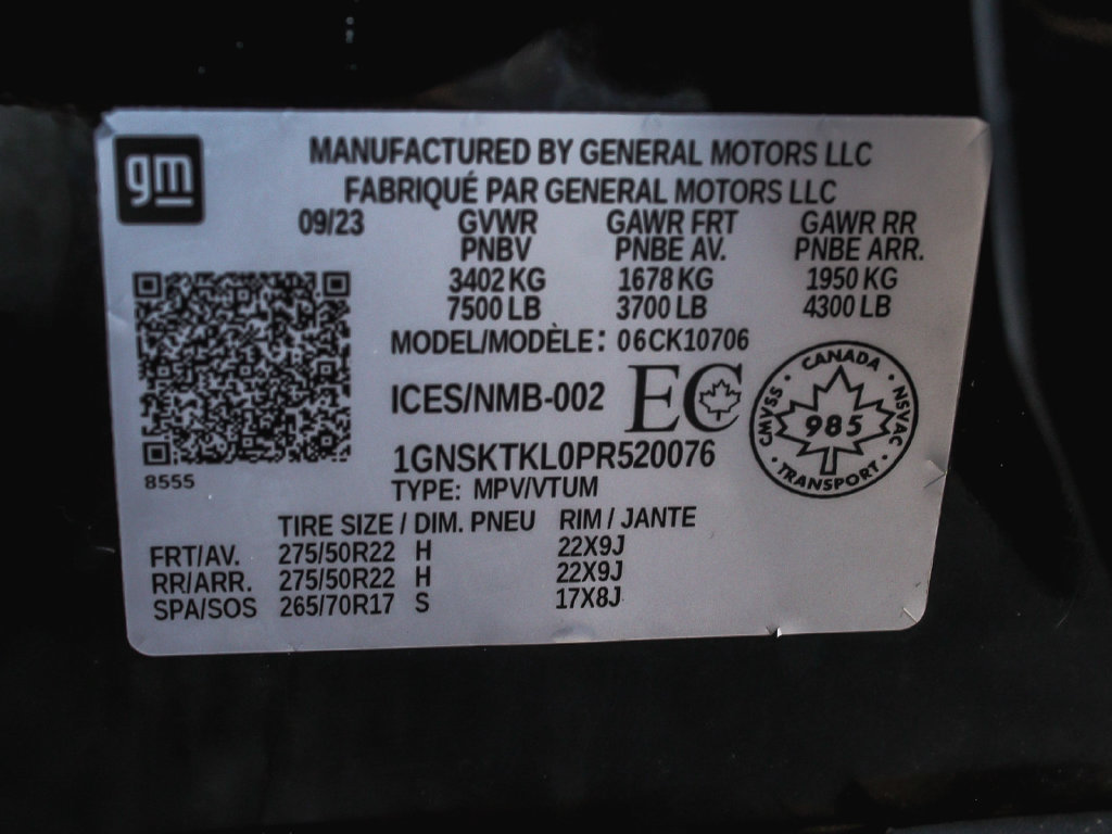 Used 2023 Chevrolet Tahoe High Country w/ Max Trailering Package AWD/4WD image 14