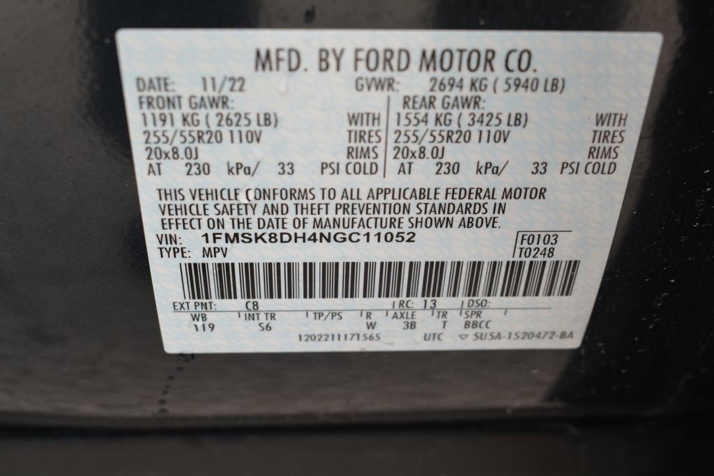 Used 2022 Ford Explorer XLT w/ Equipment Group 202A image 29