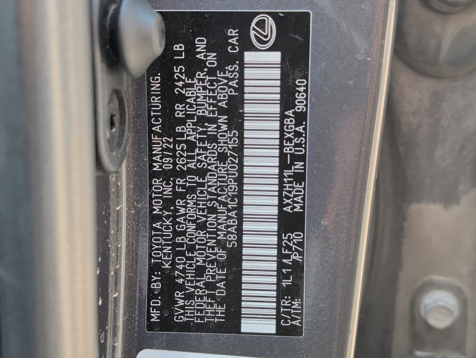 Used 2023 Lexus ES 300h F Sport FWD image 31