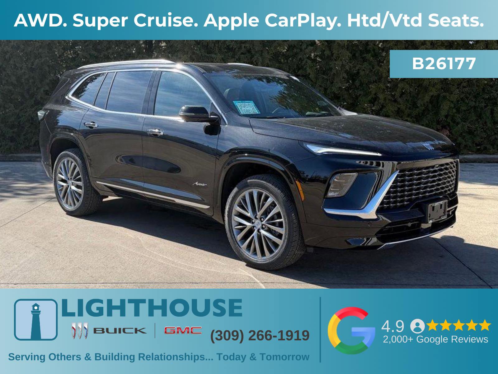 New 2026 Buick Enclave Avenir w/ Super Cruise Package
