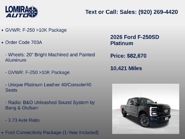 Used 2026 Ford F250 Platinum AWD/4WD image 8
