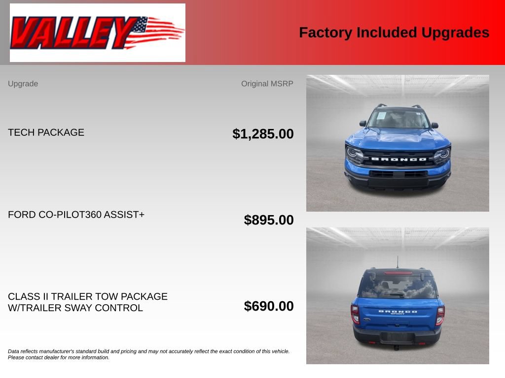 Used 2022 Ford Bronco Sport Outer Banks w/ Tech Package AWD/4WD image 6