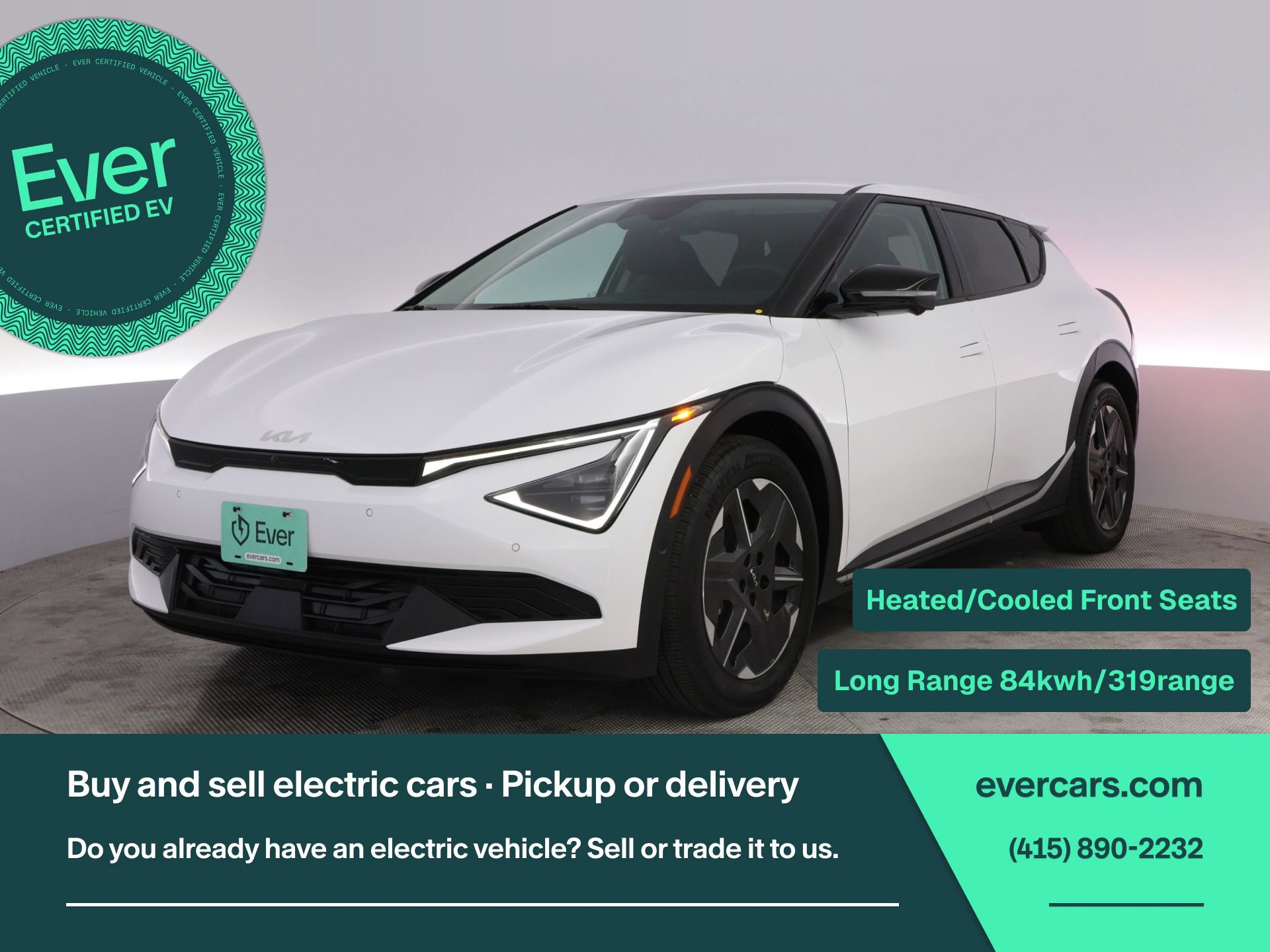 Used 2025 Kia EV6 Light w/ Light LR Technology Package RWD image 1