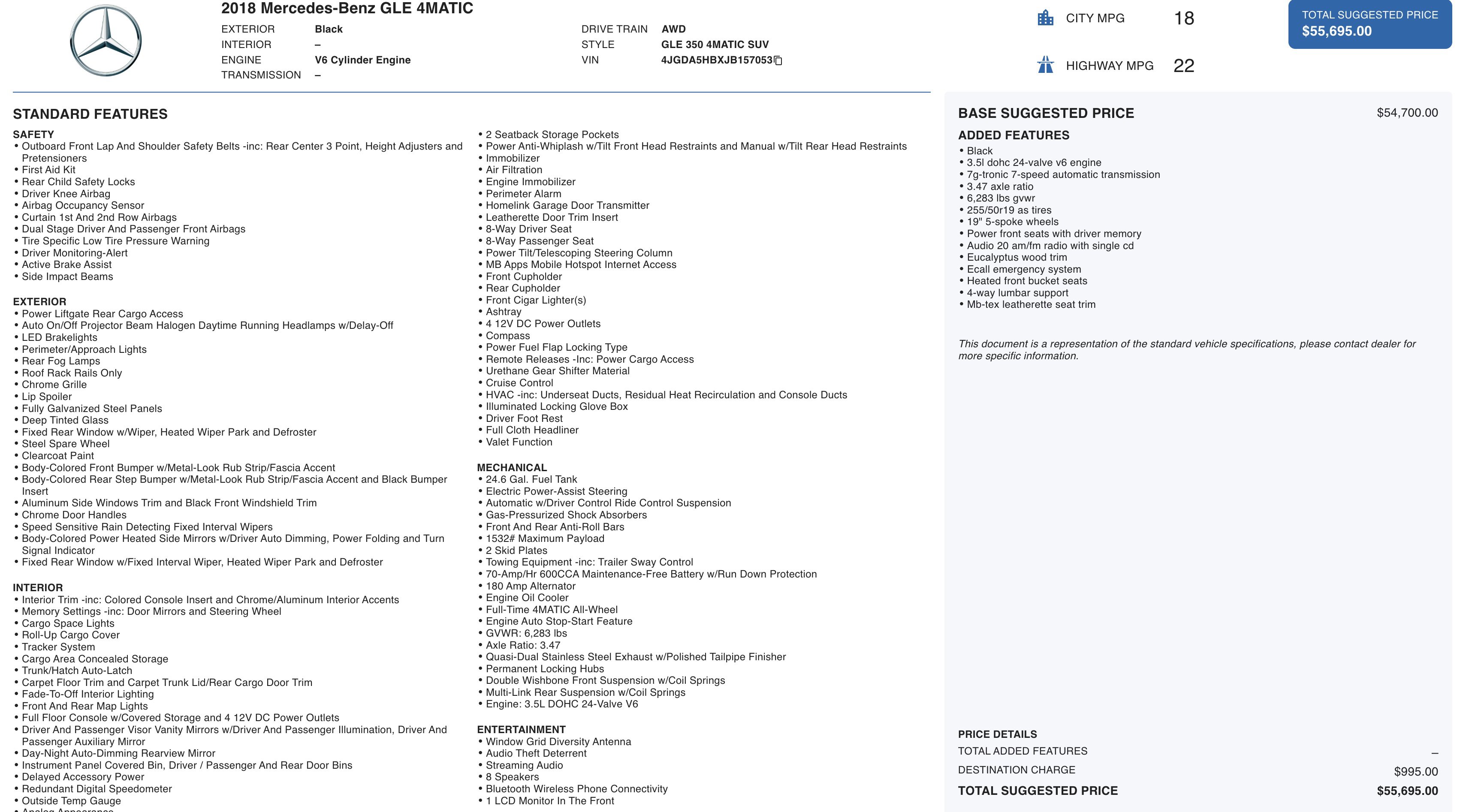 Used 2018 Mercedes-Benz GLE 350 4MATIC image 5