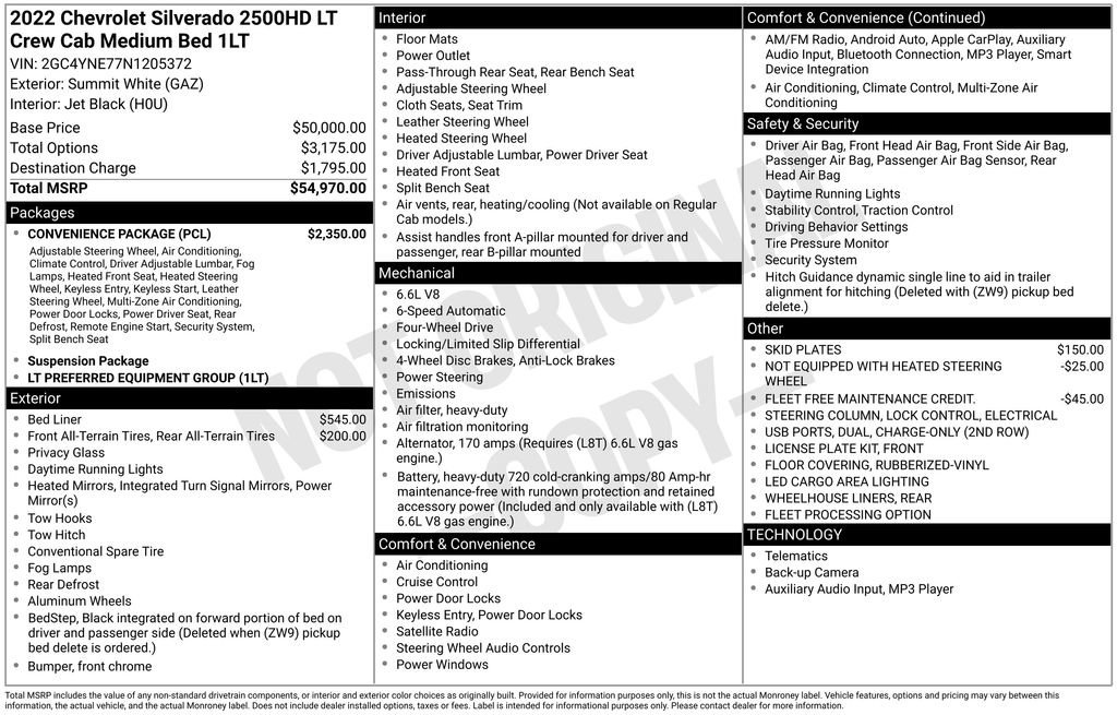 Used 2022 Chevrolet Silverado 2500 LT w/ Convenience Package image 12