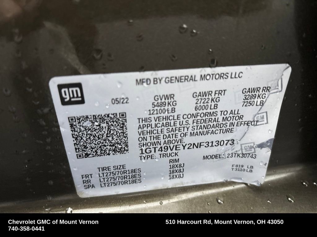 Used 2022 GMC Sierra 3500 AT4 w/ AT4 Preferred Package image 29