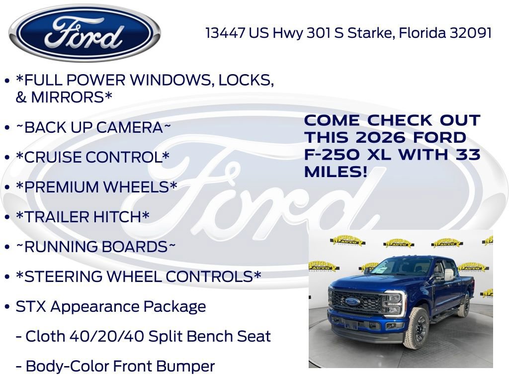 New 2026 Ford F250 XL w/ STX Appearance Package AWD/4WD image 10