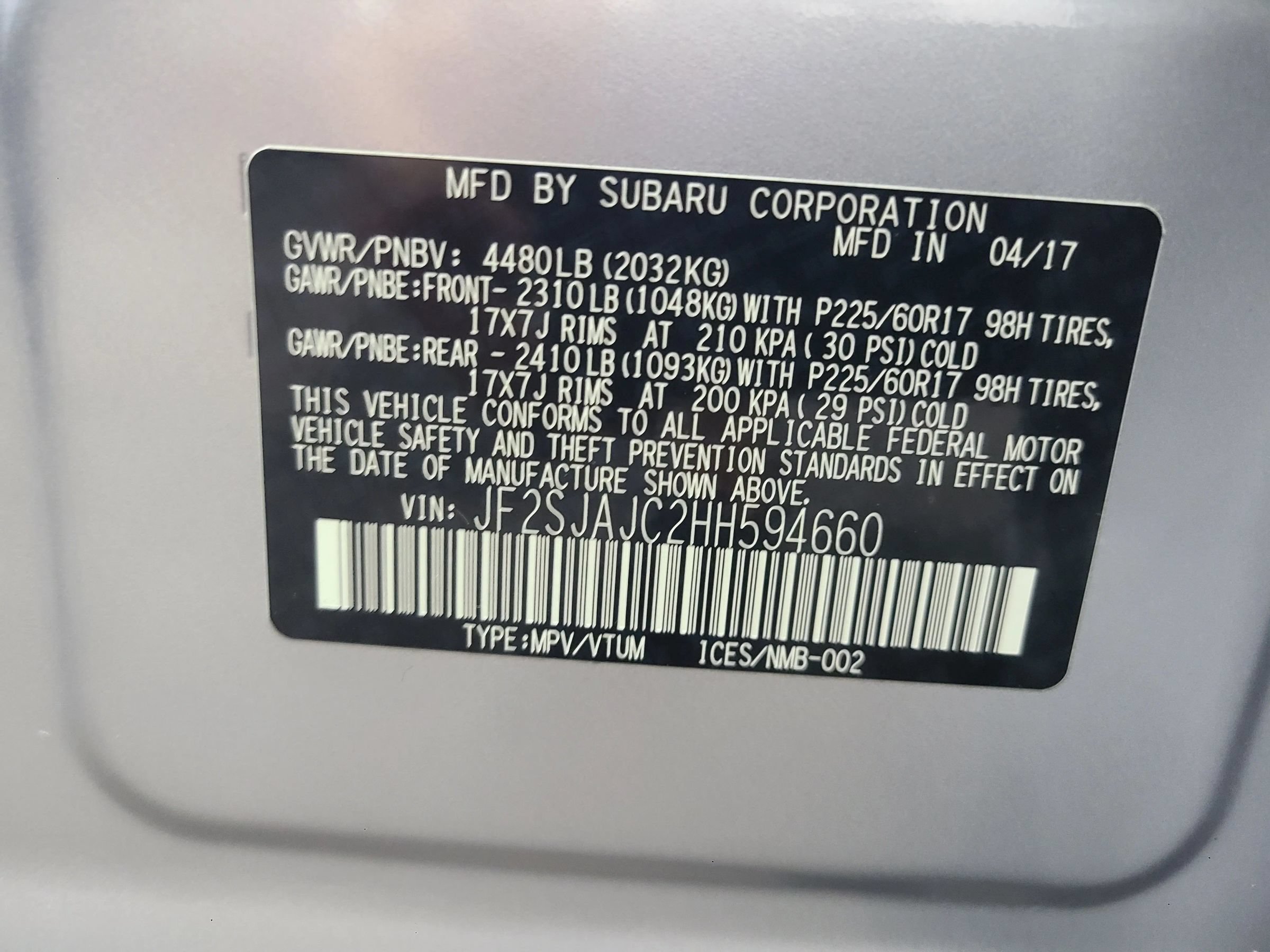 Used 2017 Subaru Forester 2.5i Limited AWD/4WD image 3