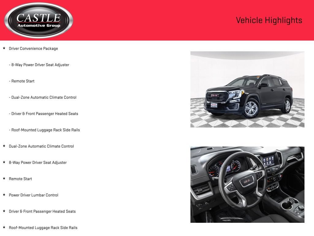 Used 2023 GMC Terrain SLE w/ Driver Convenience Package FWD image 3