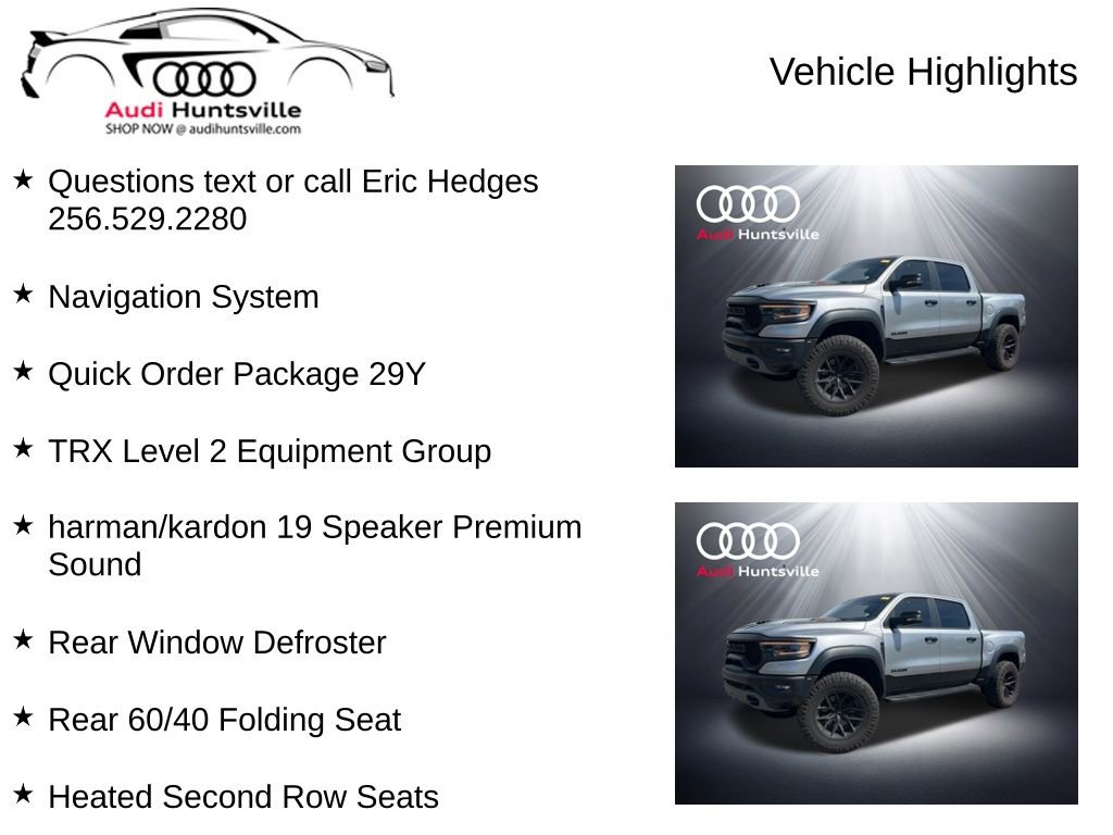 Used 2023 RAM 1500 TRX w/ TRX Level 2 Equipment Group image 6