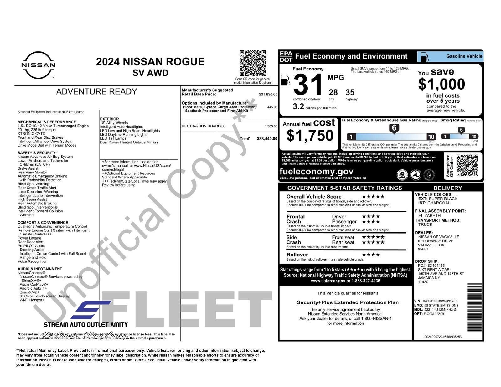 Used 2024 Nissan Rogue SV image 35