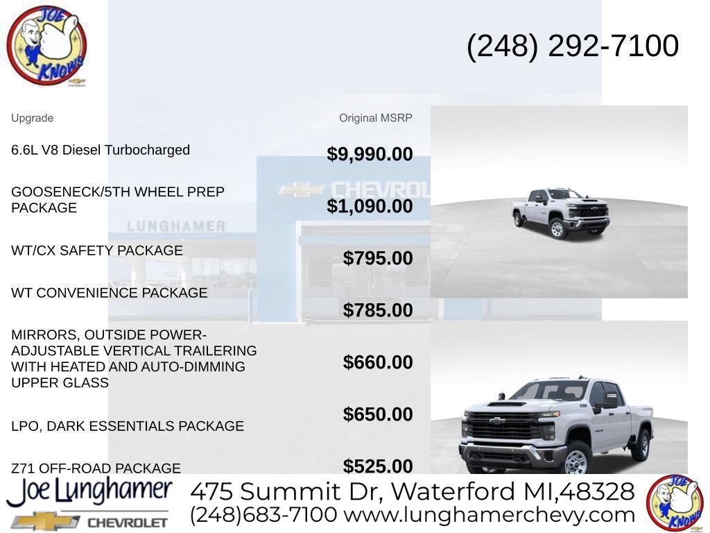 New 2026 Chevrolet Silverado 2500 W/T AWD/4WD image 14