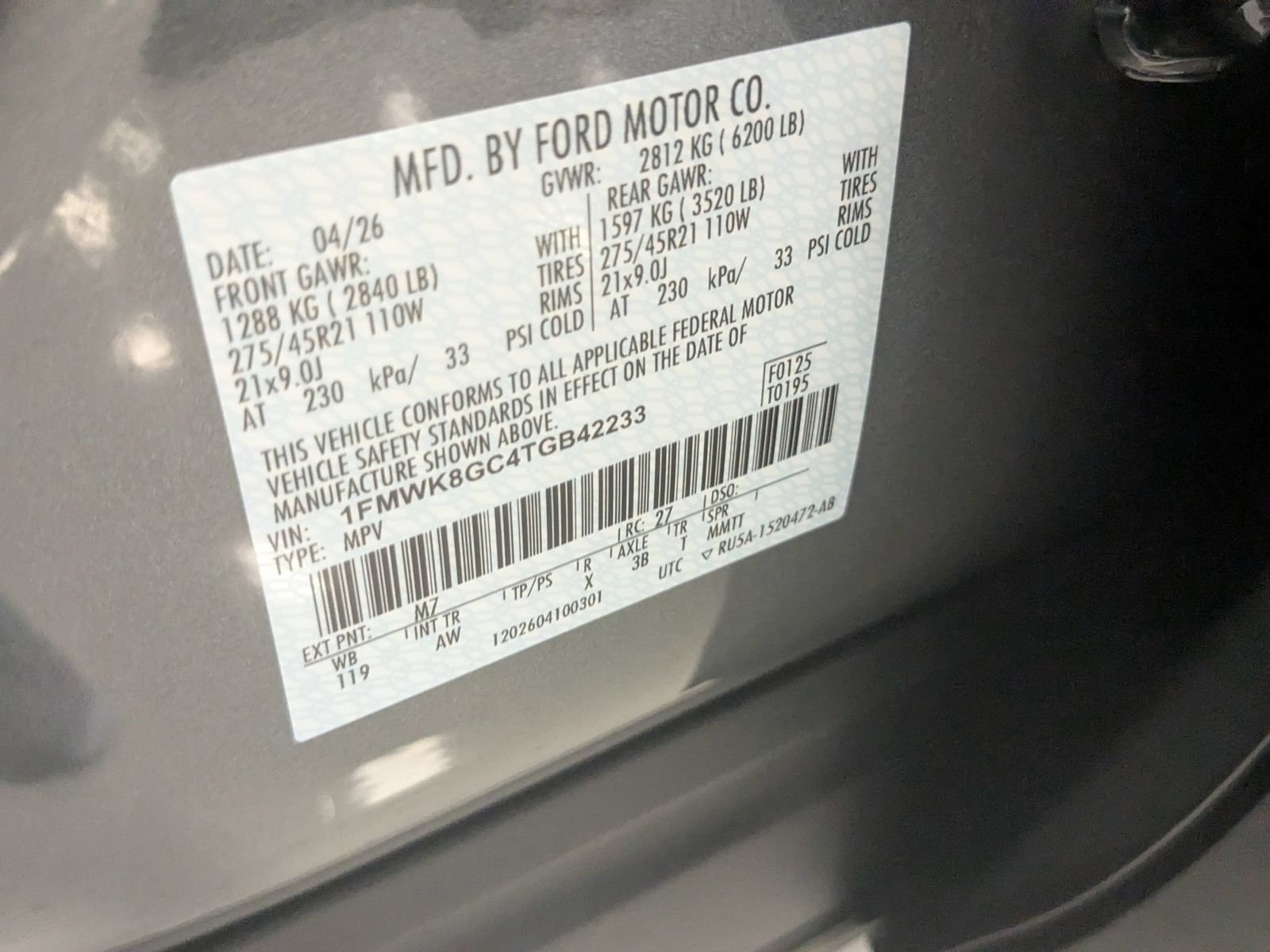 New 2026 Ford Explorer ST w/ Sun And Sound Package AWD/4WD image 41