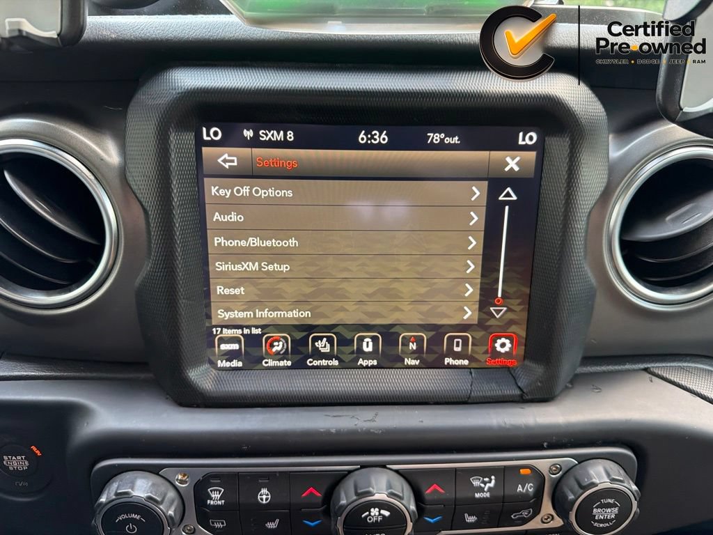 Certified 2023 Jeep Gladiator Rubicon w/ Cold Weather Group AWD/4WD image 95