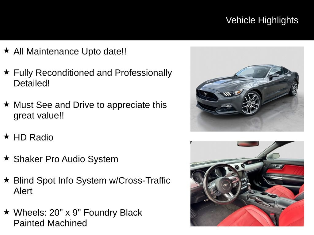 Used 2015 Ford Mustang GT Premium w/ Equipment Group 401A RWD image 16