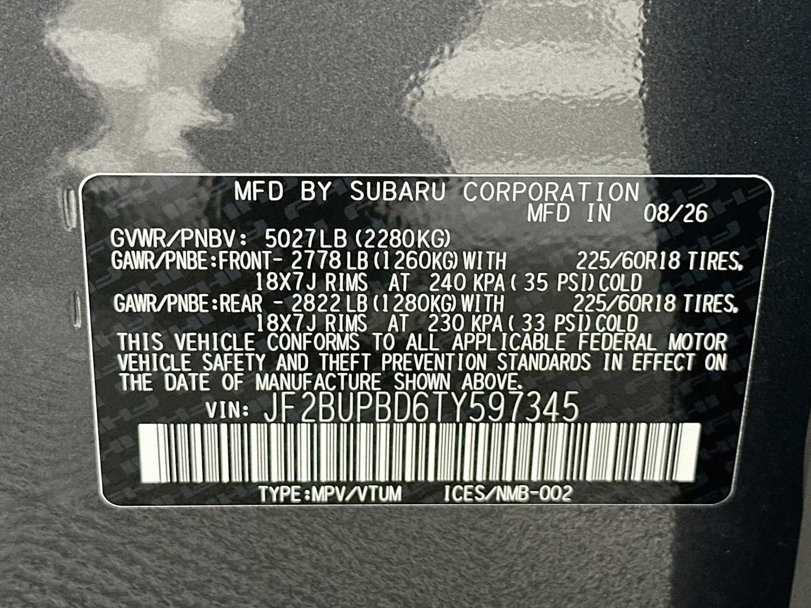 New 2026 Subaru Outback Premium AWD/4WD image 31