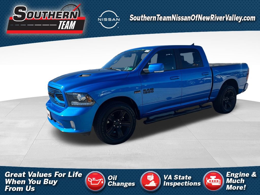 Used 2018 RAM 1500 Sport w/ Hydro Blue Sport Package