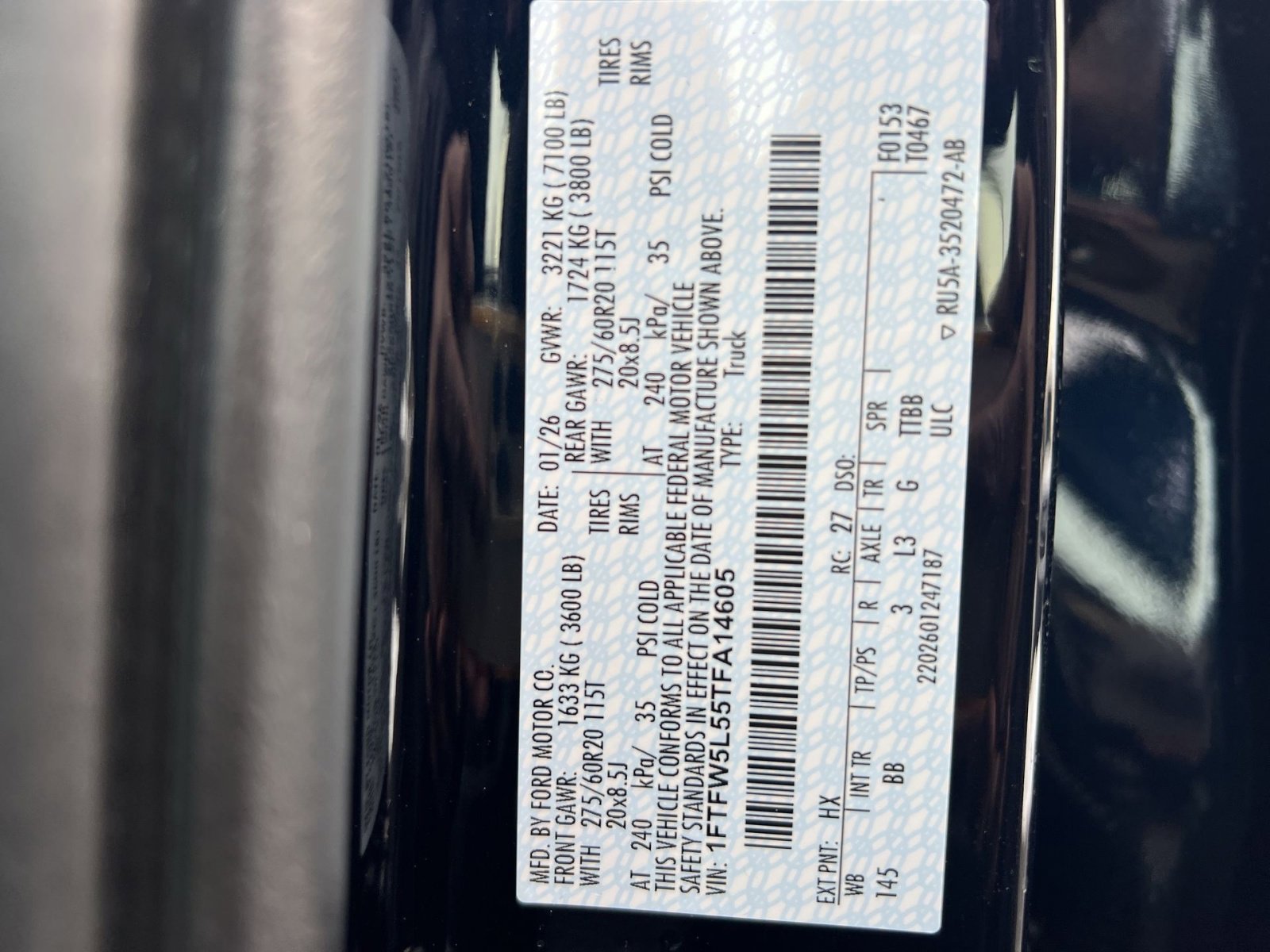 New 2026 Ford F150 Lariat w/ Equipment Group 501A Mid image 27