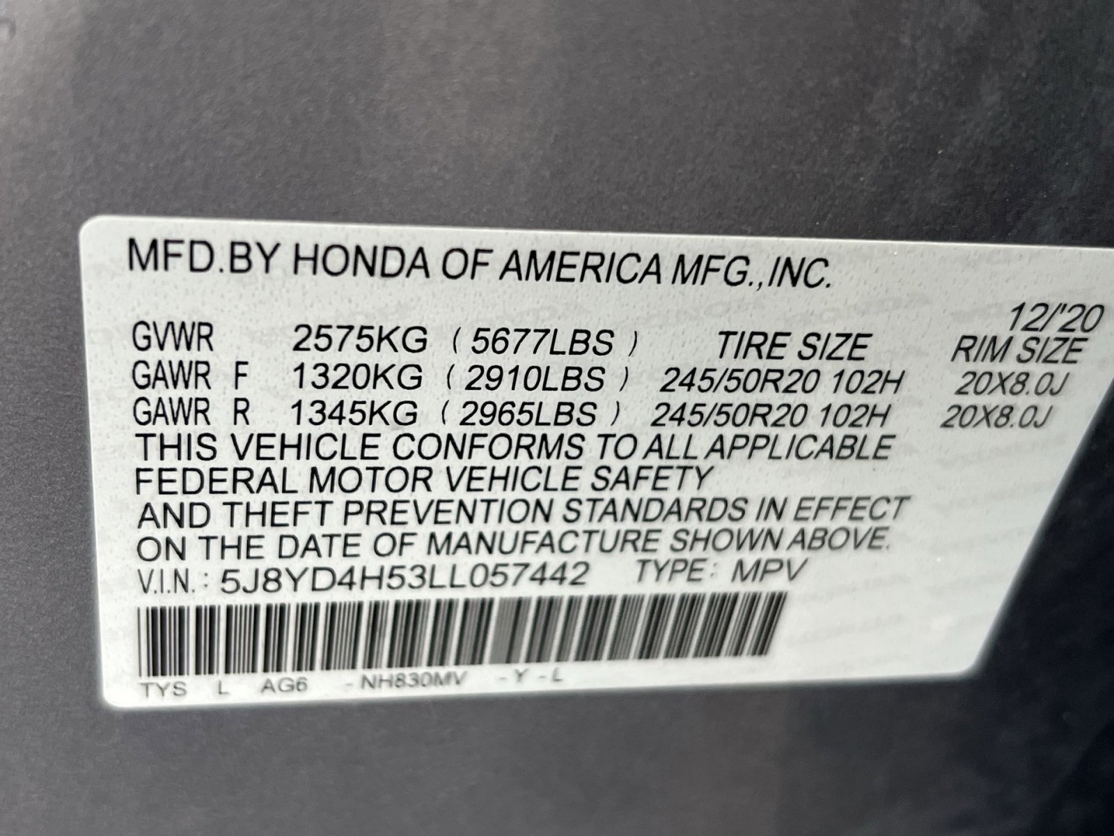 Used 2020 Acura MDX SH-AWD w/ Technology Package image 28