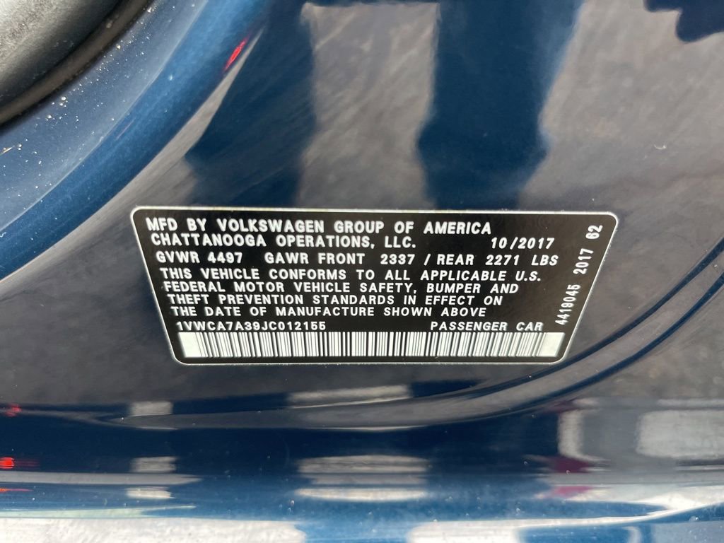 Used 2018 Volkswagen Passat 2.0T SEL Premium image 31