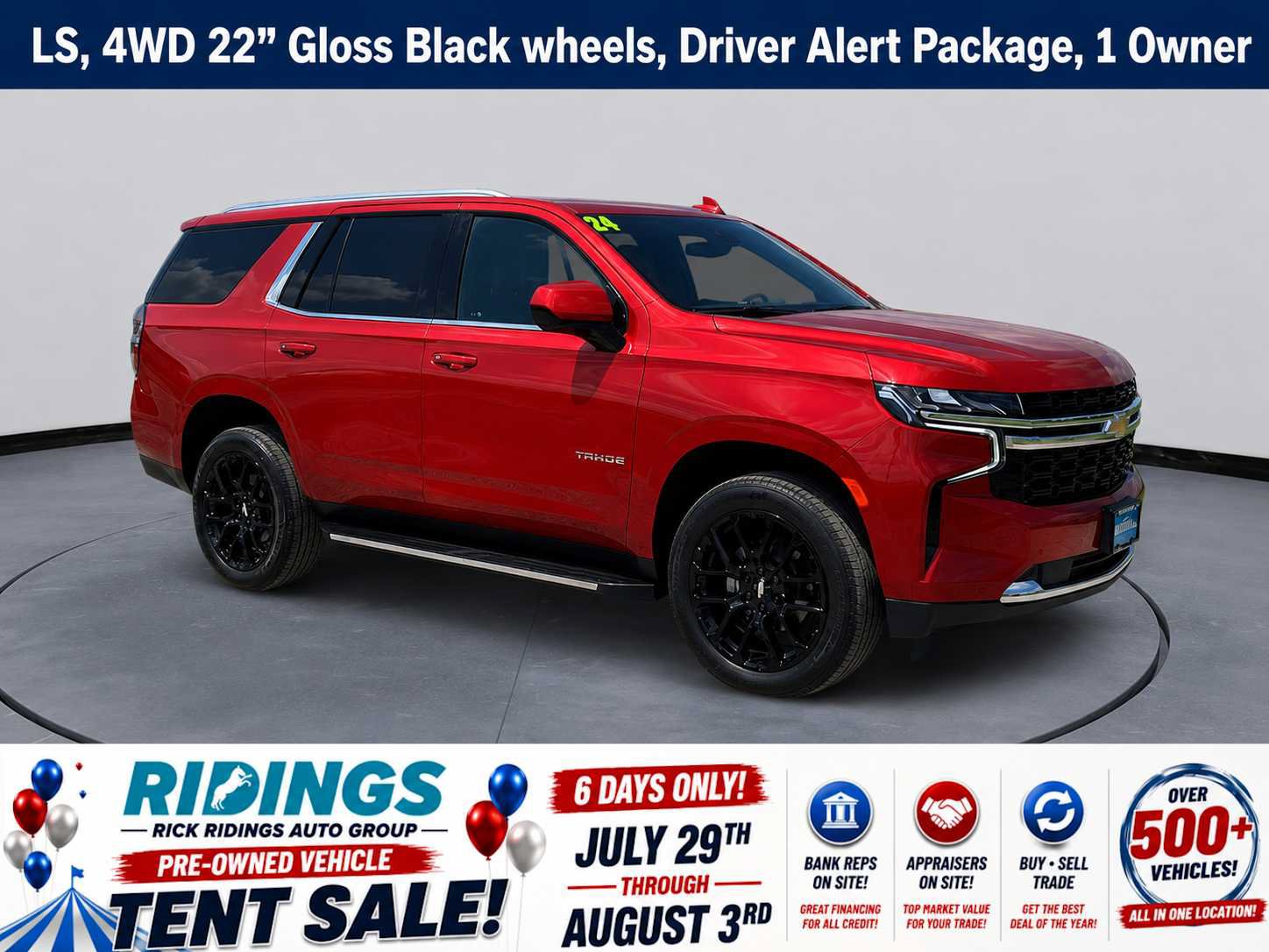 Used 2024 Chevrolet Tahoe LS w/ Driver Alert Package AWD/4WD video 1