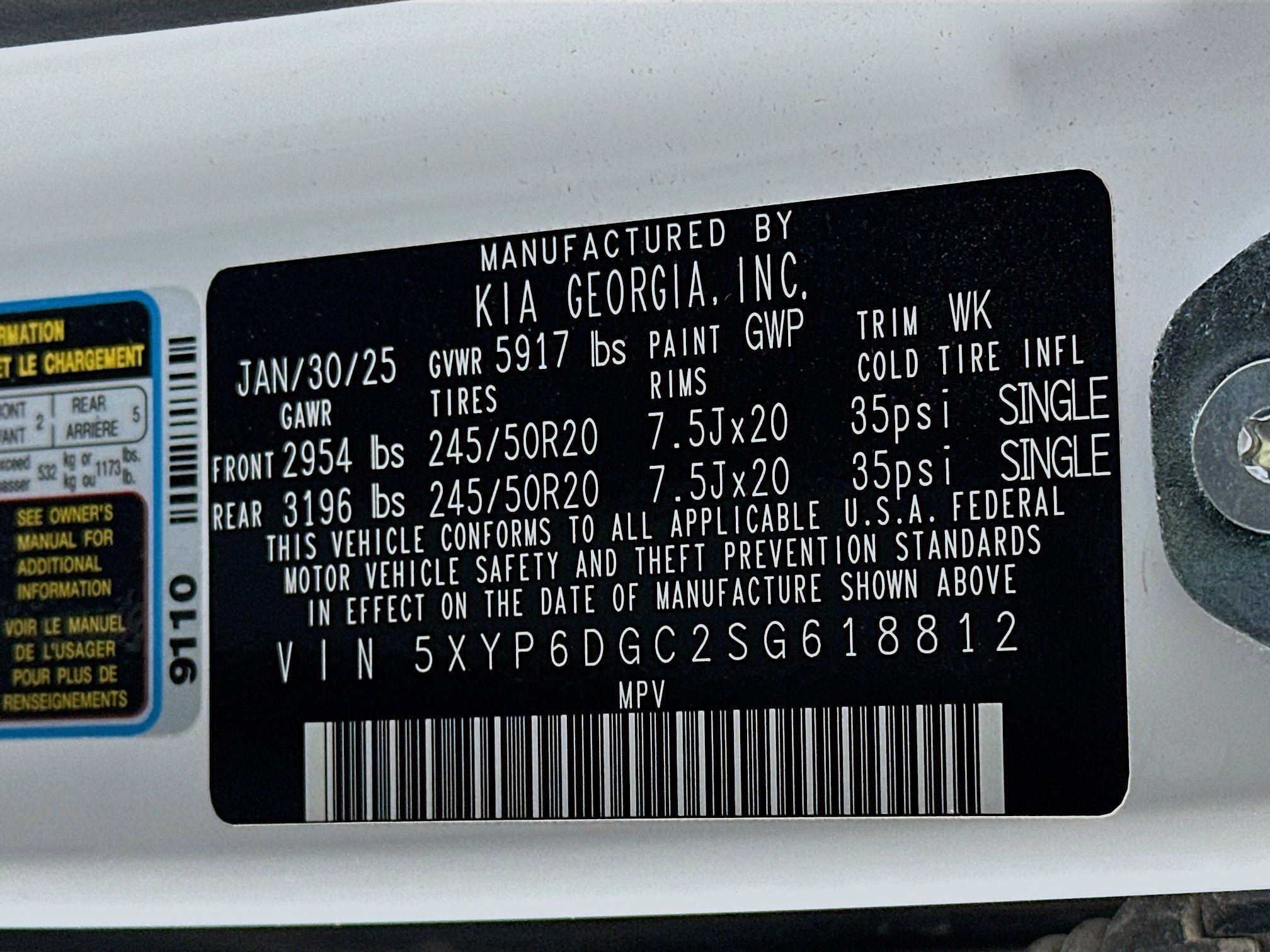 Used 2025 Kia Telluride S image 12