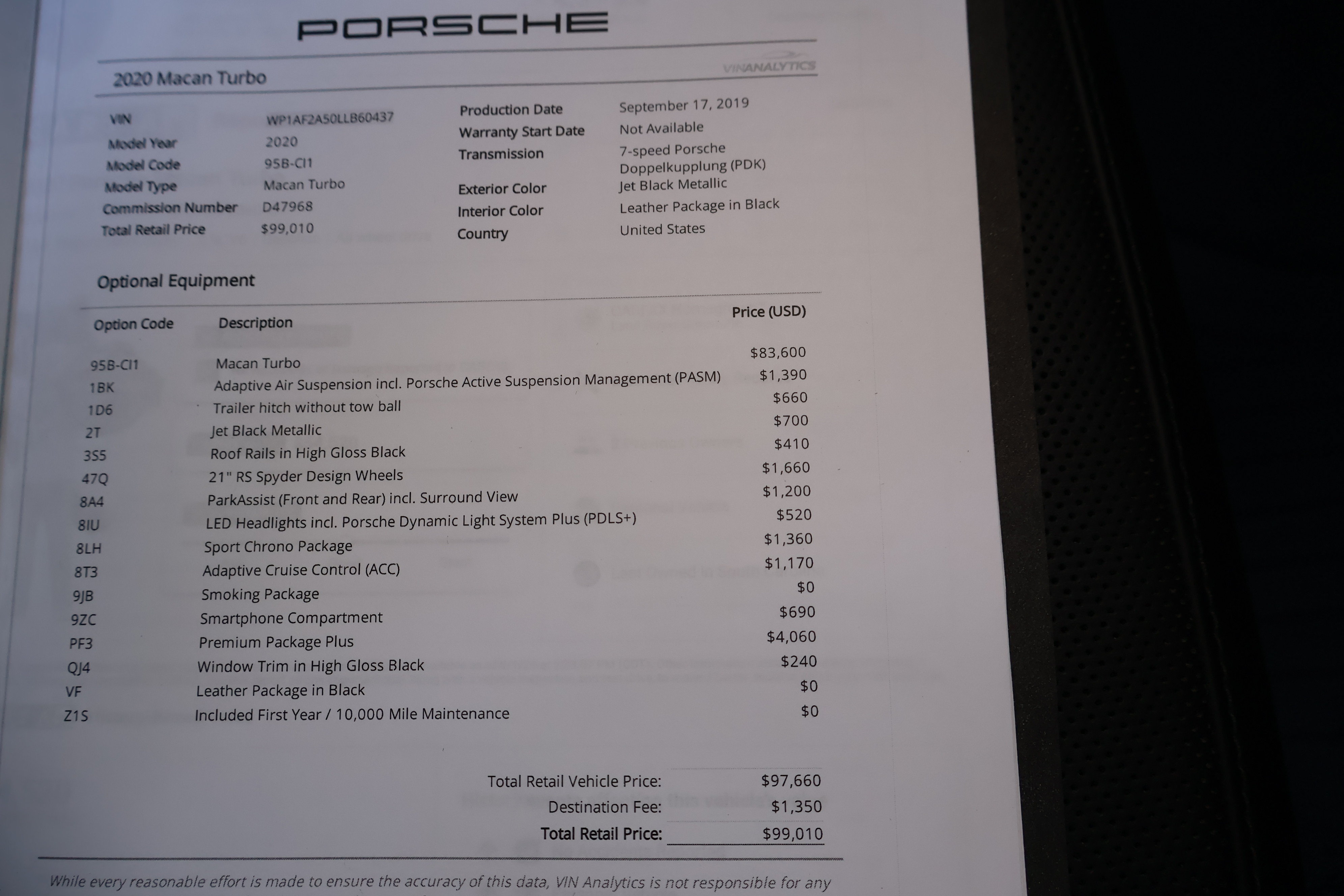 Used 2020 Porsche Macan Turbo AWD/4WD image 45