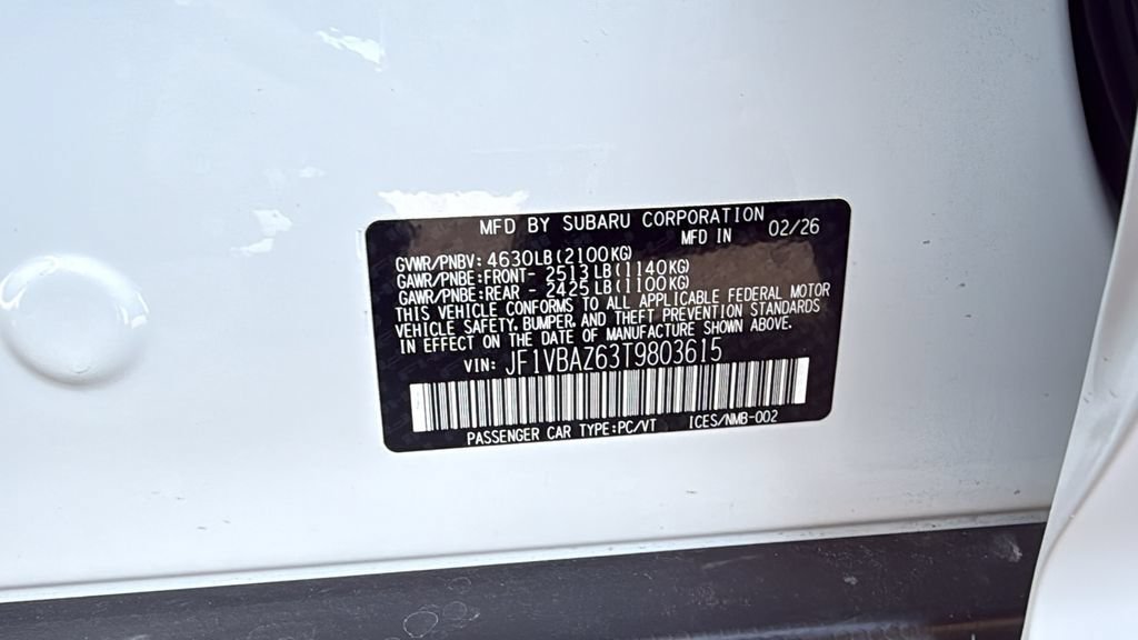 New 2026 Subaru WRX tS AWD/4WD image 32