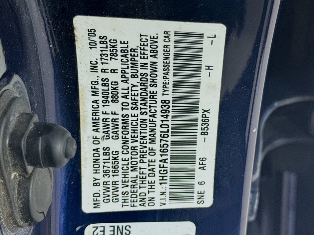Used 2006 Honda Civic LX image 33