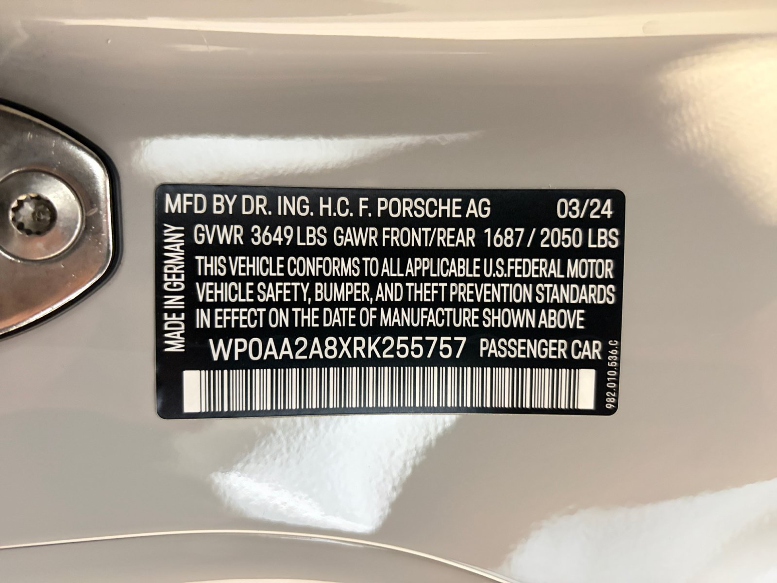 Certified 2024 Porsche 718 Cayman RWD image 42