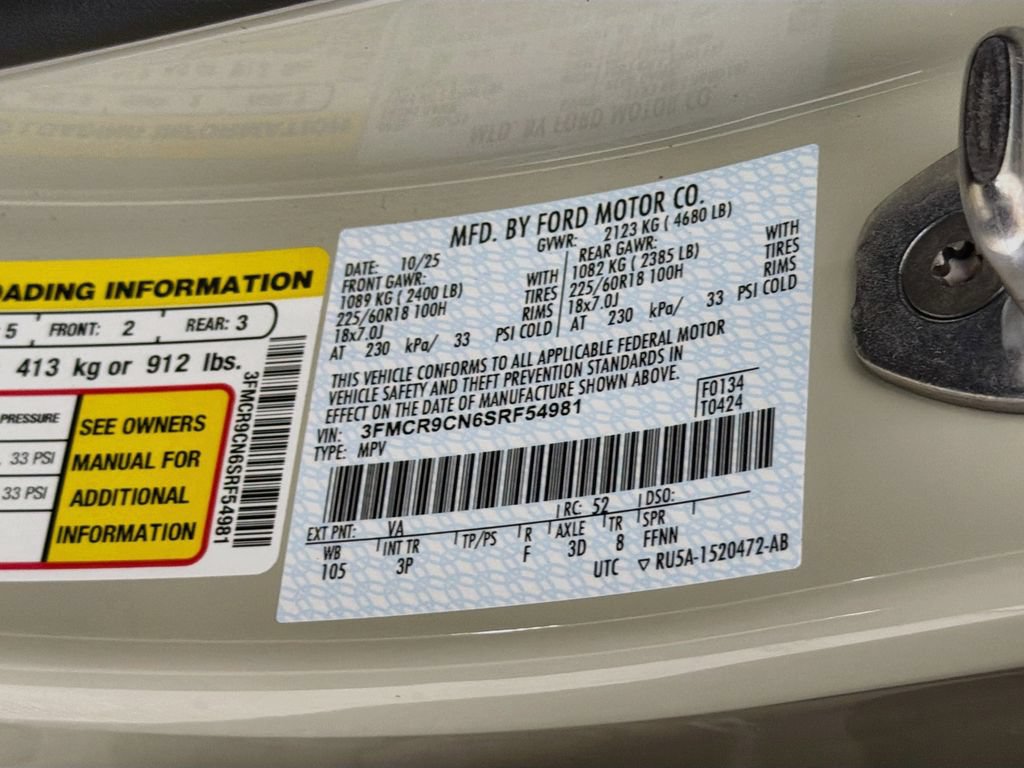 Used 2025 Ford Bronco Sport Outer Banks w/ Outer Banks Tech Package+ AWD/4WD image 31