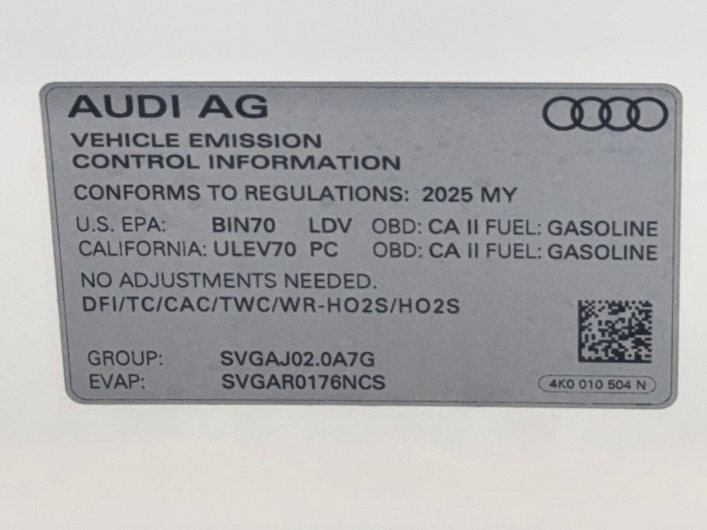 Used 2025 Audi A6 2.0T Premium w/ Convenience Plus Package image 62