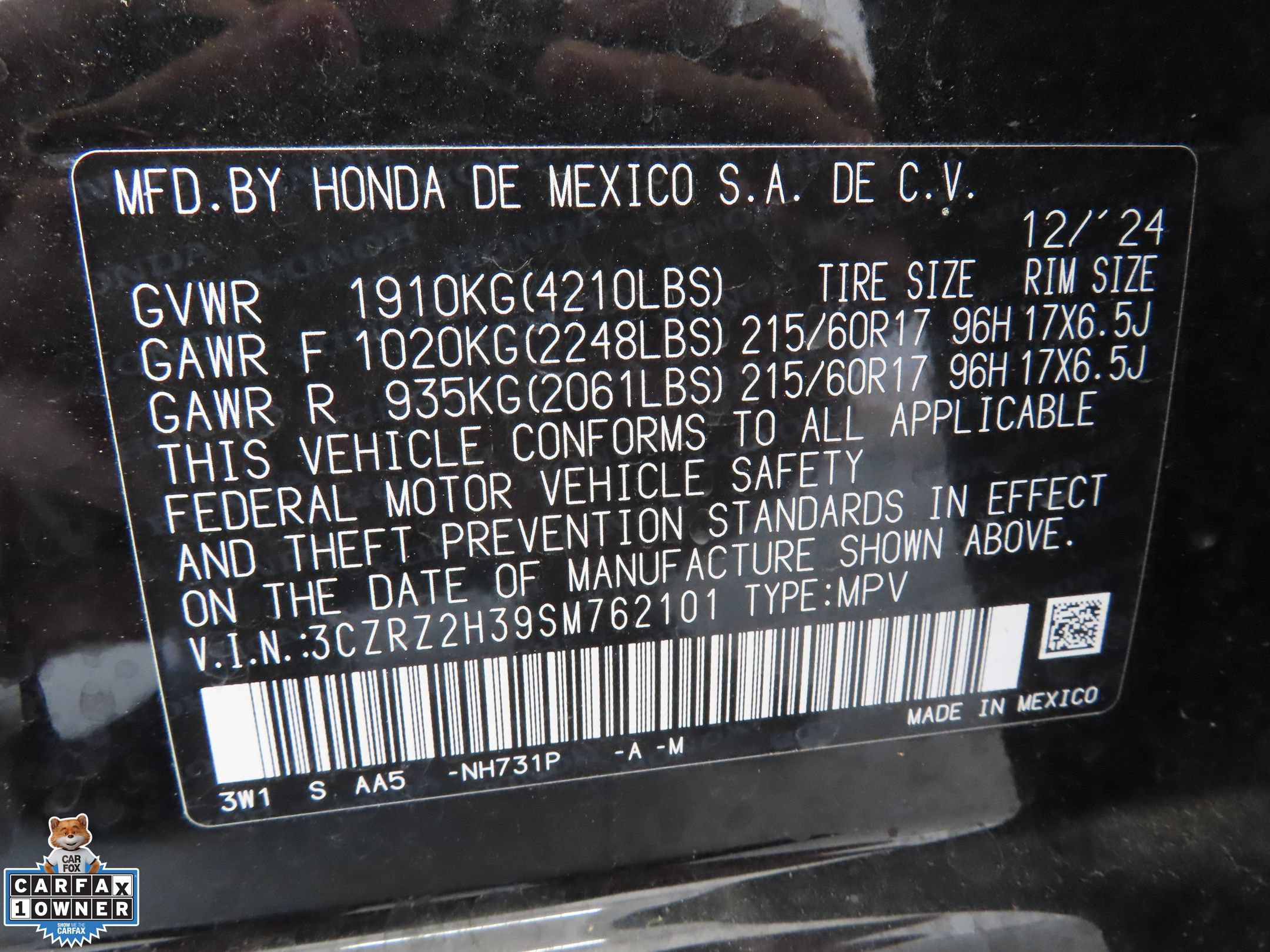 Used 2025 Honda HR-V LX image 27