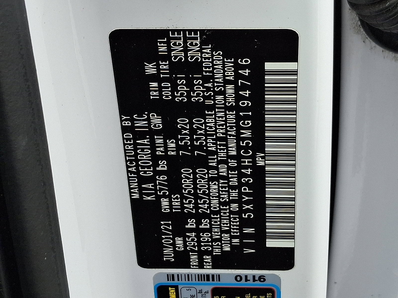 Used 2021 Kia Telluride EX w/ EX Premium Package image 29