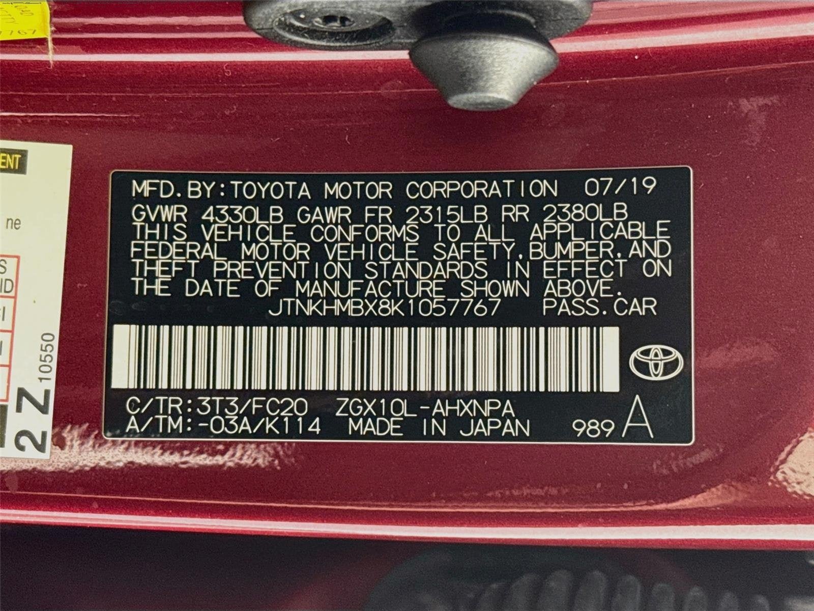 Used 2019 Toyota C-HR LE FWD image 30