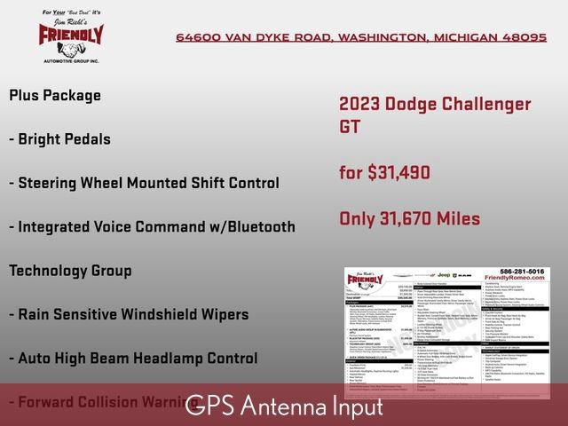 Used 2023 Dodge Challenger GT w/ Plus Package image 8