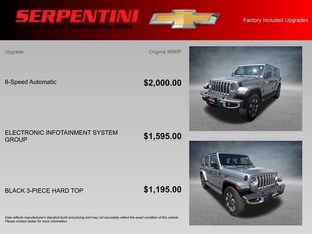 Used 2018 Jeep Wrangler Unlimited Sahara AWD/4WD image 4