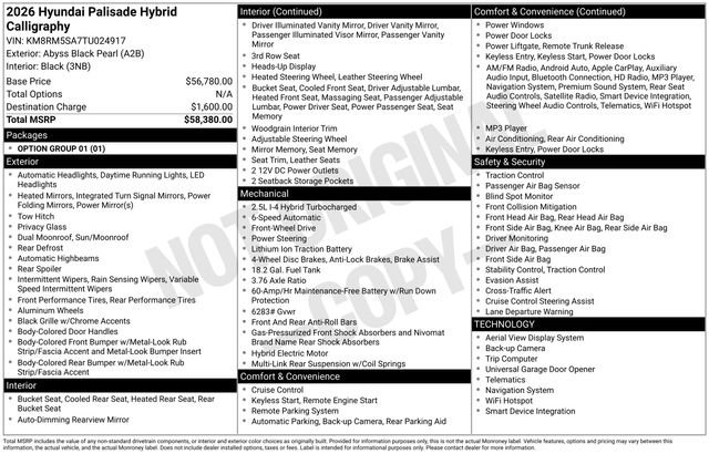 Used 2026 Hyundai Palisade Calligraphy image 4