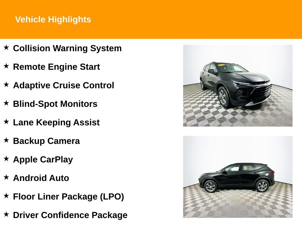 Used 2024 Chevrolet Blazer LT w/ Convenience Package FWD image 2