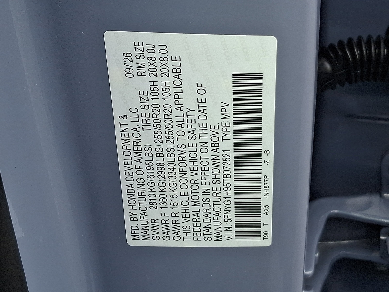 New 2026 Honda Pilot Black Edition image 10